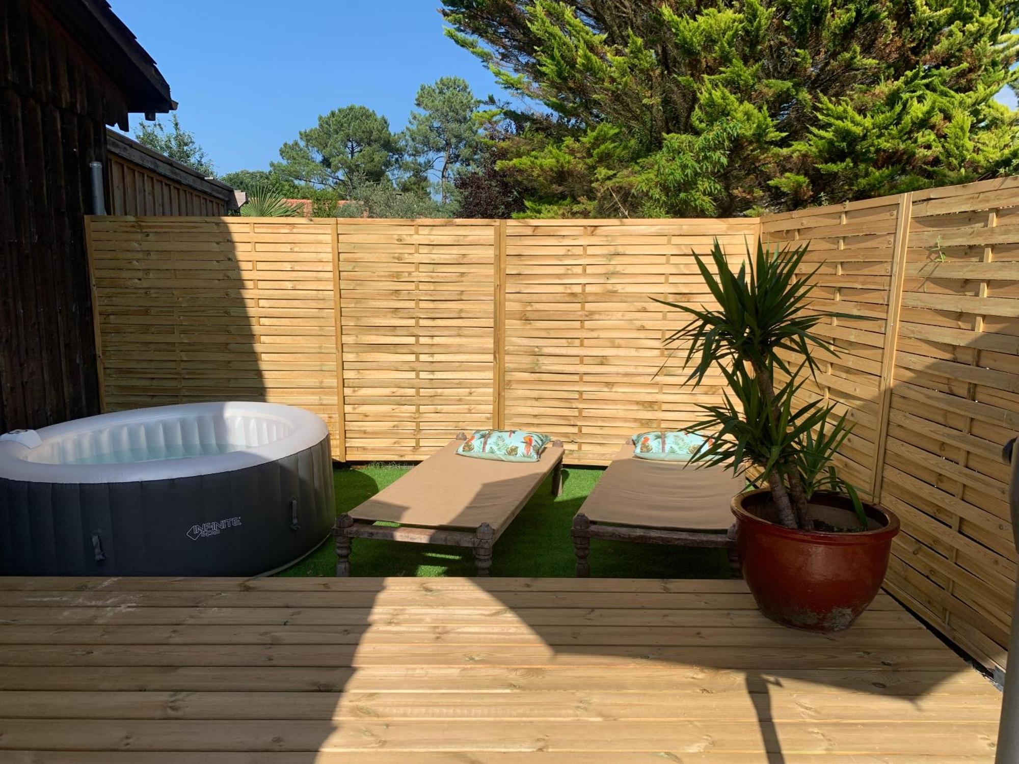 Le Chalet Du Bonheur Gujan-Mestras Ngoại thất bức ảnh